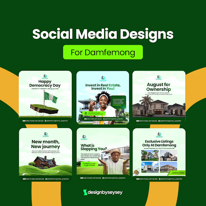 Real Estate Social Media Designs For Damfemong