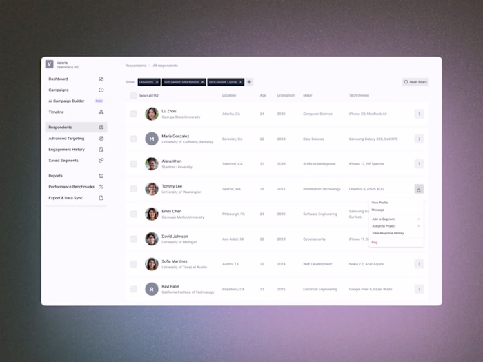 AI-powered Survey SaaS for Marketing Teams