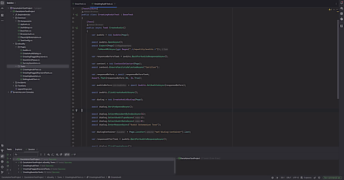 Web UI Test Automation - Playwright & C#