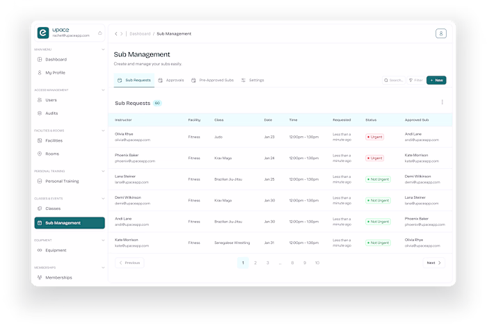 Upace Admin Dashboard
