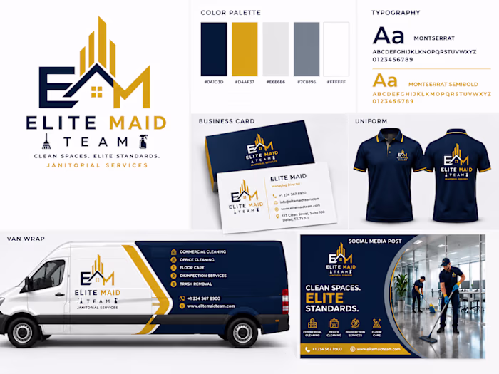 A modern and professional brand