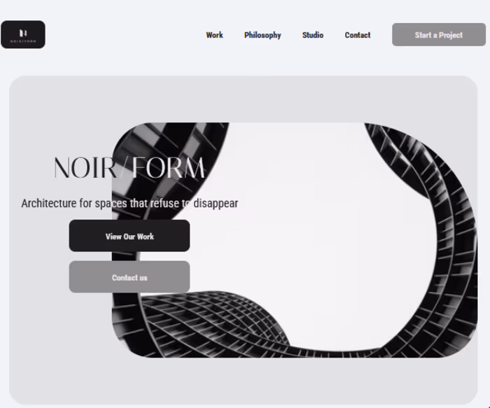 Created a distinctive editorial-style architecture