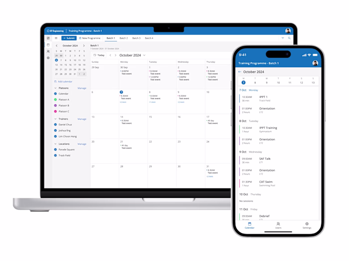 ST Engineering | Training Resource Management Software