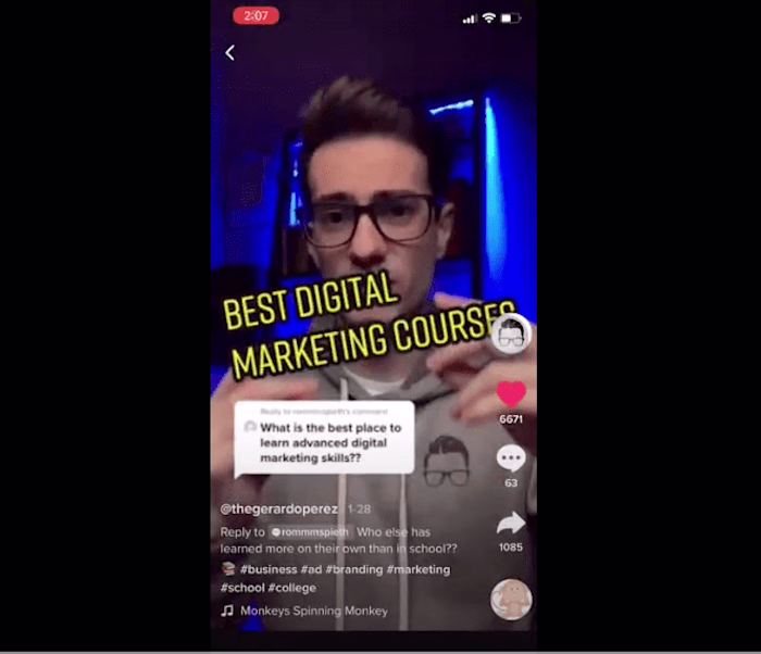 Online Courses Influencer Marketing Campaign 
