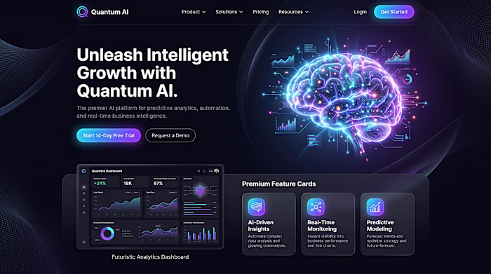 Quantum AI Premium SaaS Platform