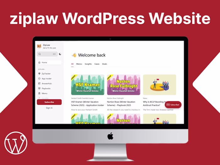 Ziplaw | Wordpress Website