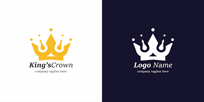 Modern Royal Crown Logo Design | Luxury Brand Identity
