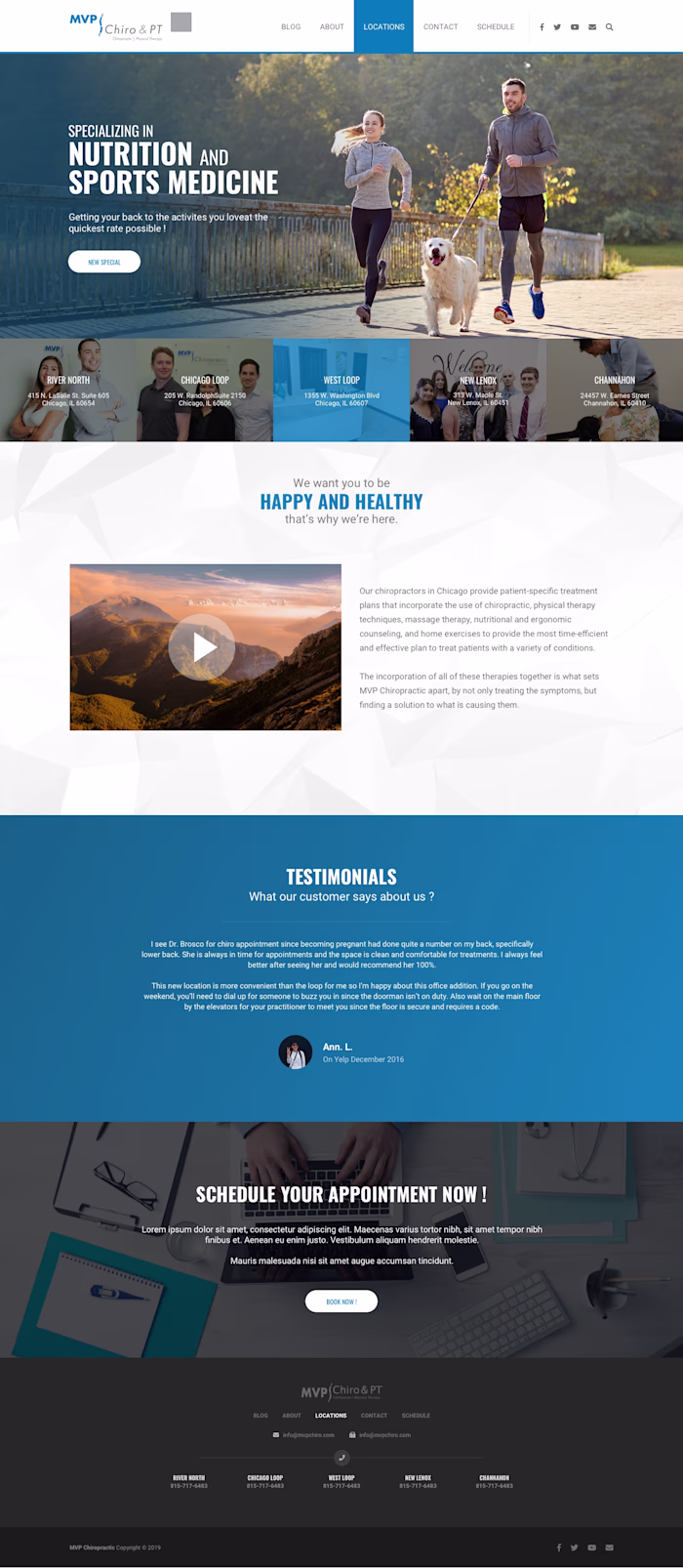 Built custom designed Wordpress website