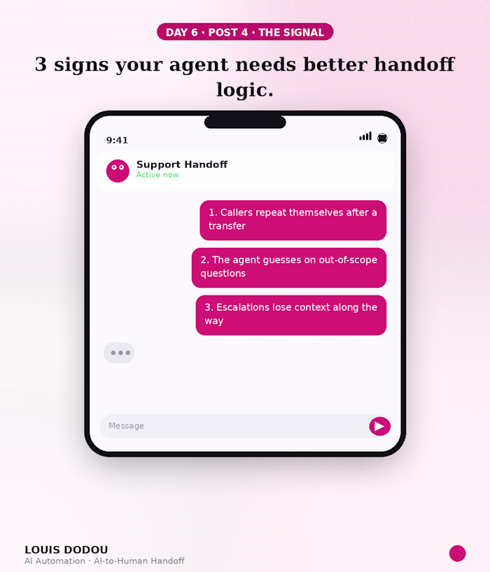 3 signs your agent needs