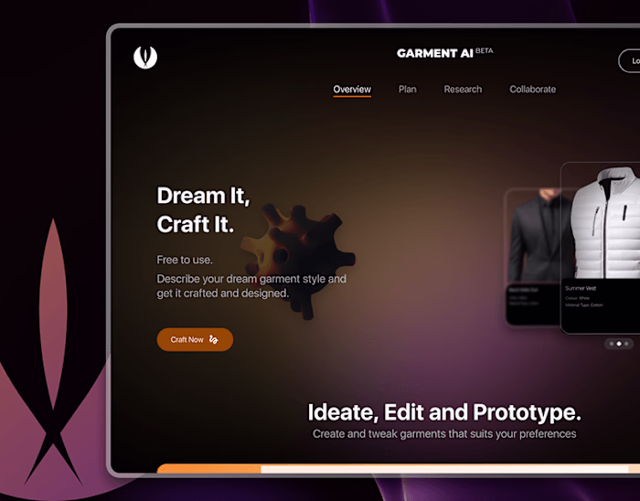 AI Product Website Design