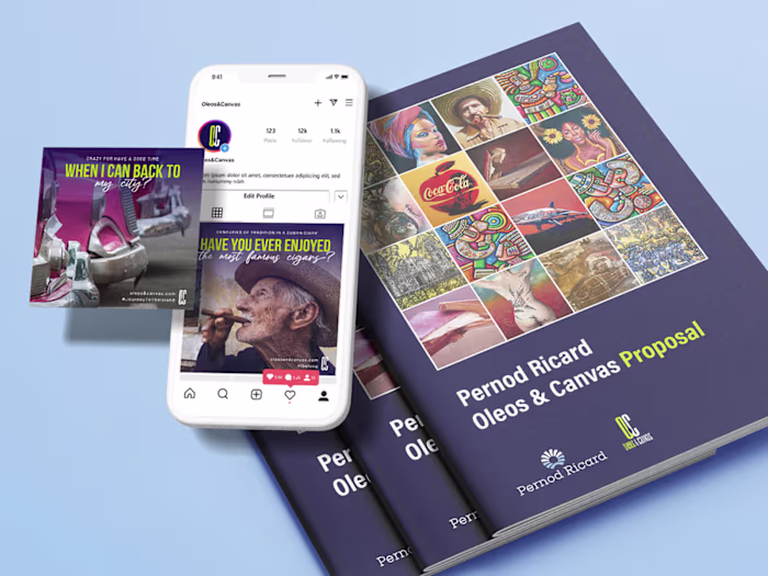 Oleos & Canvas: Applying a Cohesive Visual System (2019–2024)