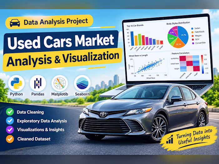 Analyzed used car market data