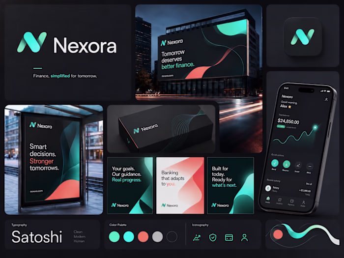 Nexora FinTech Brand Identity Development