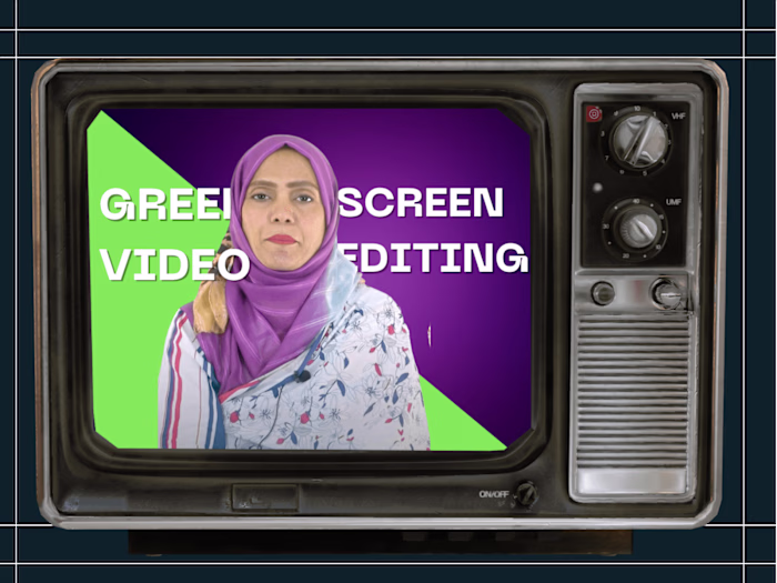 Skilled Green Screen video editing 