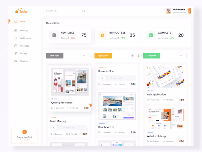 Project Management Dashboard