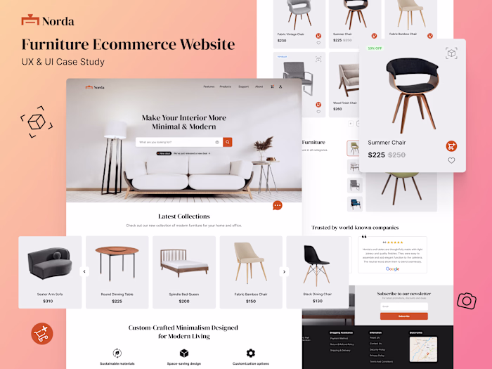 Norda - Furniture Ecommerce Website