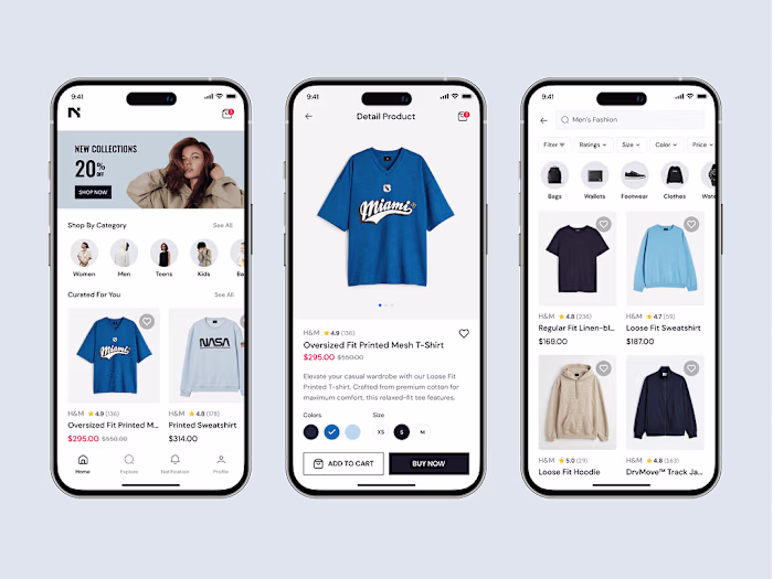 Interactive E-commerce Website / APP