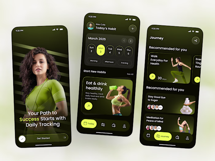 Fitness Tracker App UI
