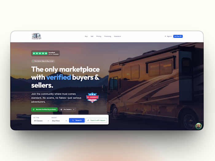 TrustedRV Marketplace Flow Enhancement