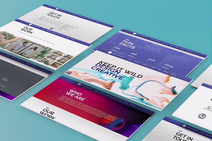 Web Design for Nova Creative Agency