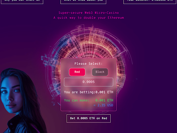 Lead Engineer, eth-roulette.com