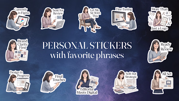 Personal Branding Sticker Pack