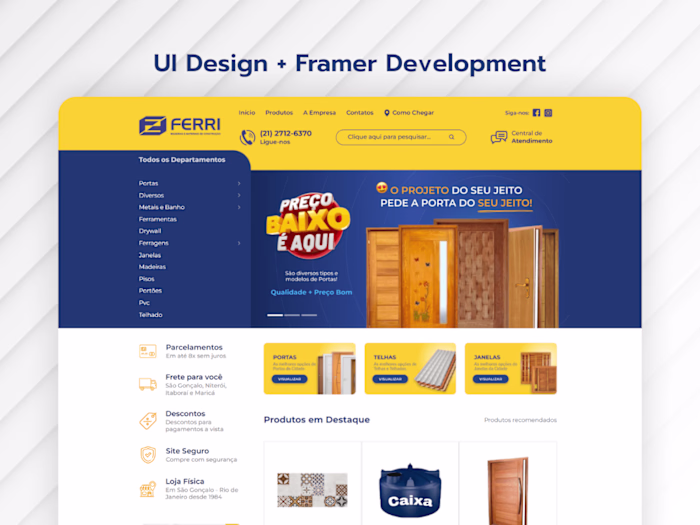 UI Design + Framer Development
