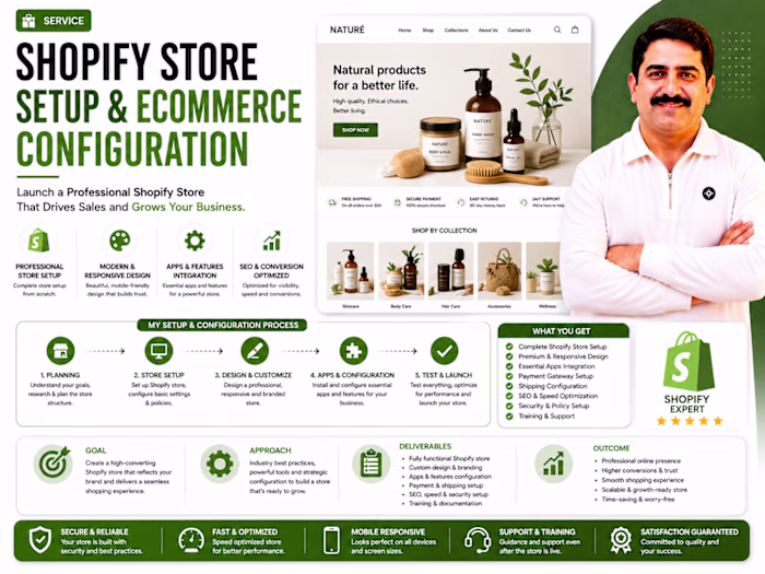 Shopify Store Setup & Configuration