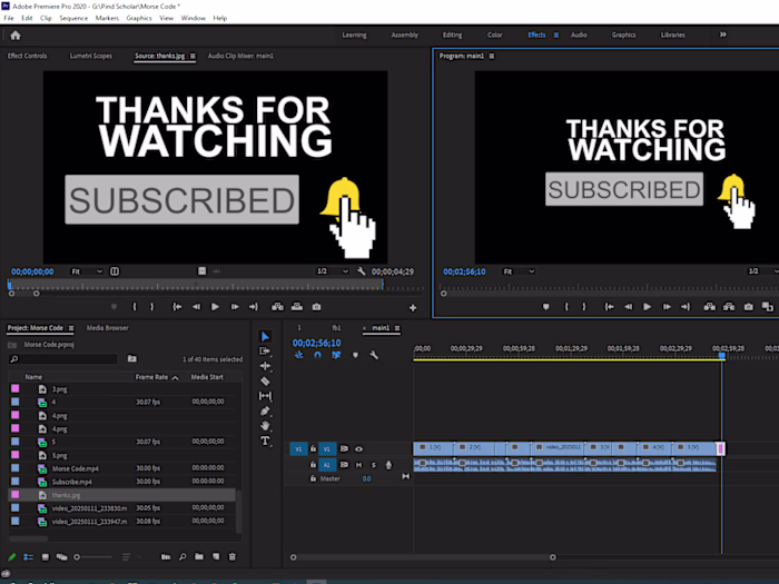 Vidoe Editing for shorts