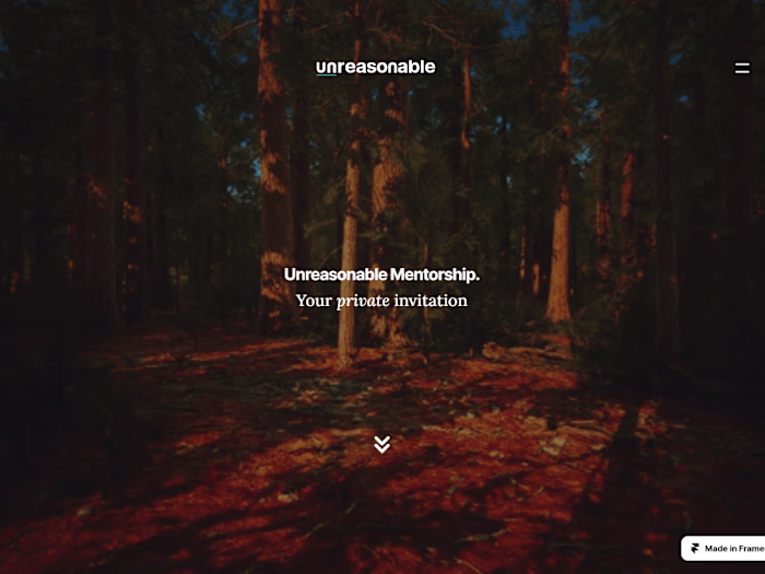 Unreasonable Mentorship