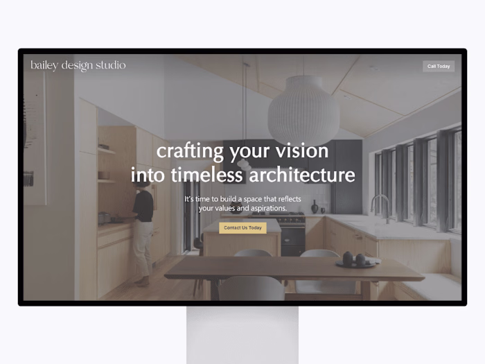 Framer Website: Bailey Design Studio