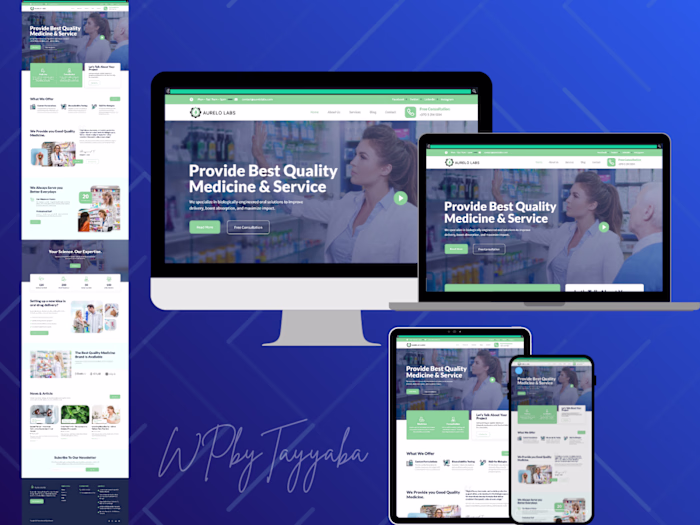 Business Website for Aurelo Labs