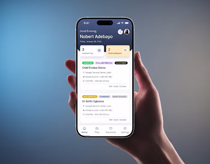 AUTOGIRL DRIVERS — Fleet Operations Mobile App