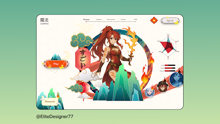 Recent Project 🛠️ 🌟🖌️ Magic Cosmos - Game UI 🚀 This proj...