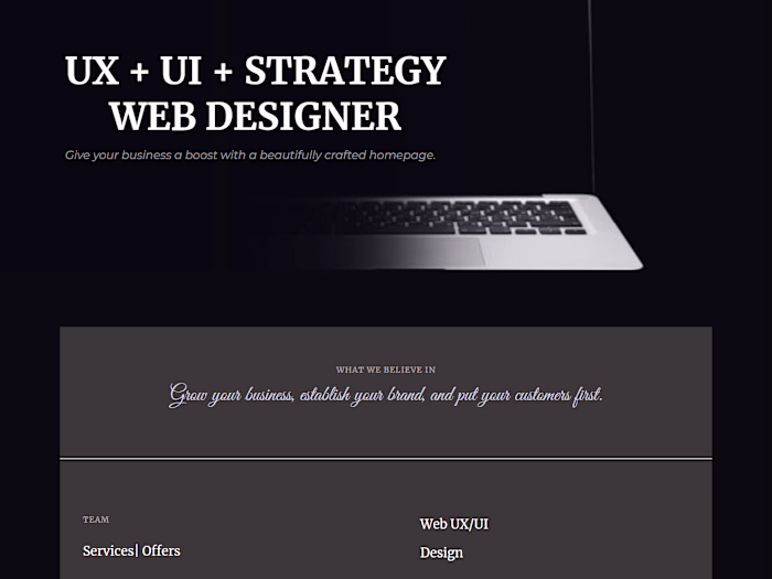 Web Design for Saas and Businesses