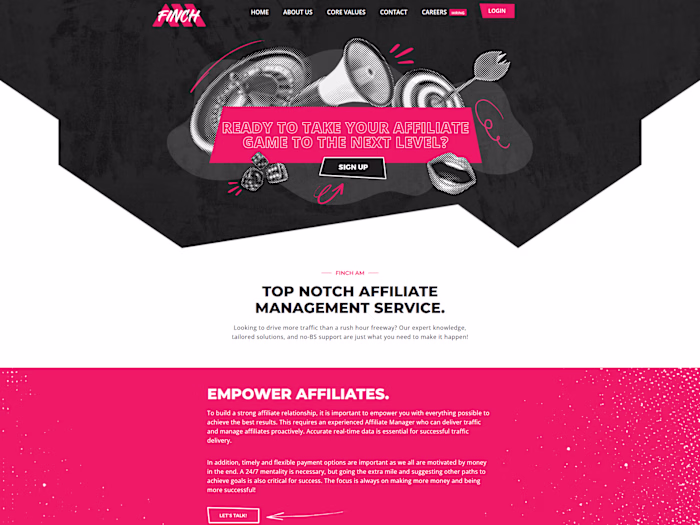 project affiliate management