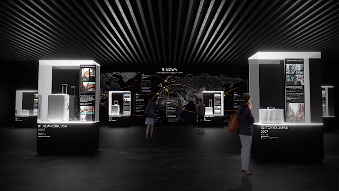 A Rimowa Exhibition Concept :
What