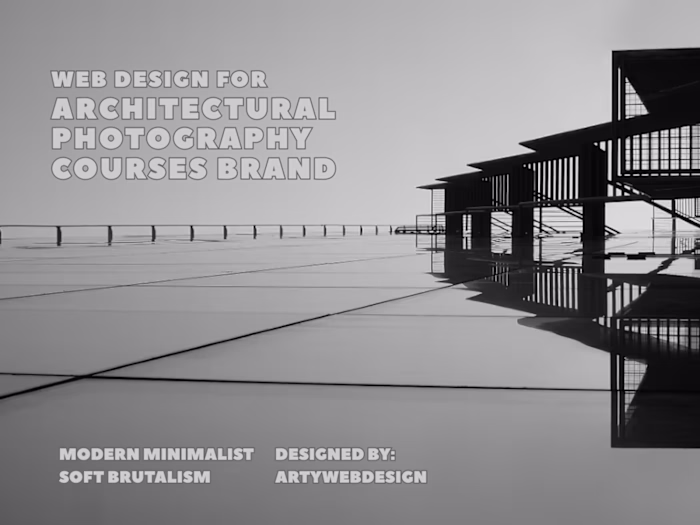 Website Design for Architectural Photography Academy