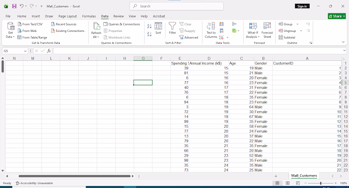 Data Entry & Data Cleaning