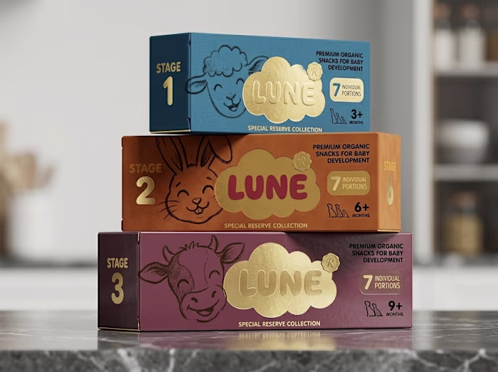 Lune™ — Organic Baby Food Packaging & Branding