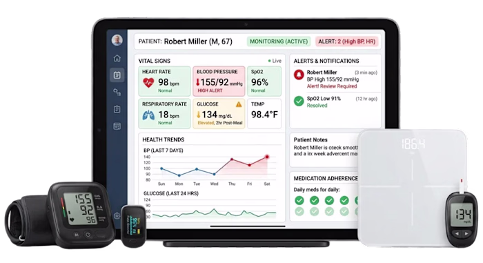 Remote Patient Monitoring System for VitalCare Health
