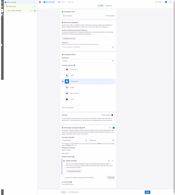Facebook Ads Campaign Optimization