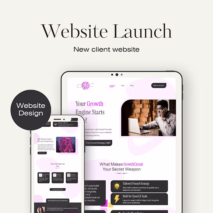 Kajabi landing page project