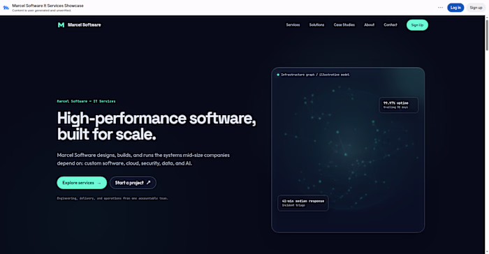 Marcel Software — IT Services Showcase