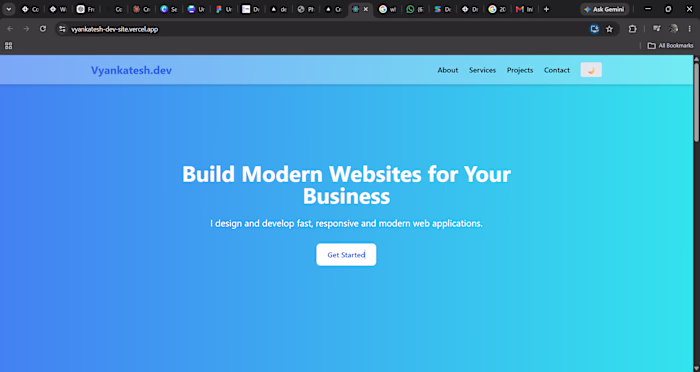 Its a portfolio website