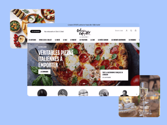 Galeries Lafayette Goumet - Showcase Website
