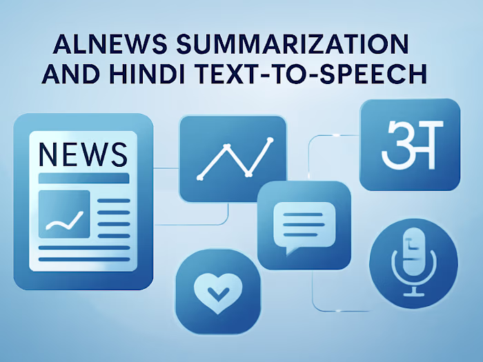 News Summarization & Hindi TTS Application
