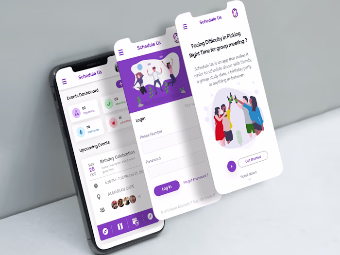 Scheduling Get Togethers – Visual Redesign
