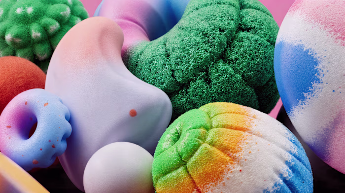 Colorful abstract explorations.