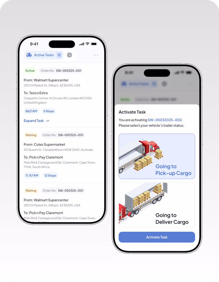 Truck Driver App
